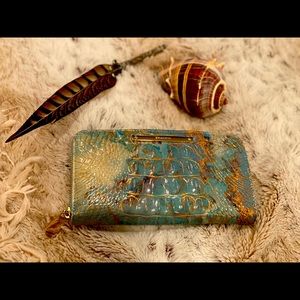 Brahmin Embossed Leather Serendipity Wallet